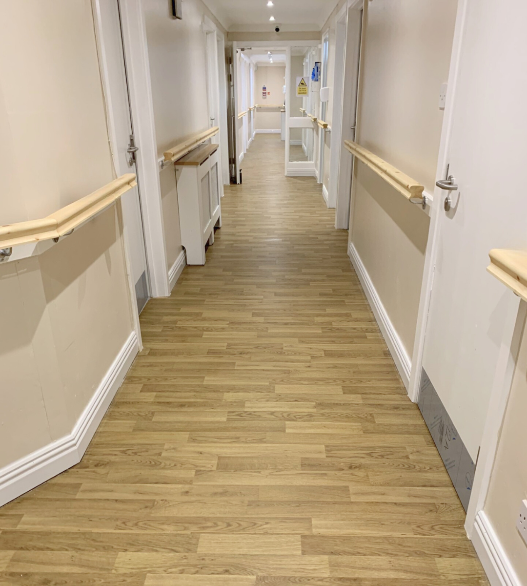 Care home floor cleaning in Barnsley by Rejus
